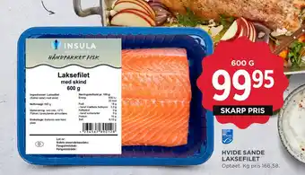 MENY HVIDE SANDE LAKSEFILET tilbud