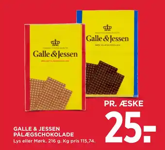 GALLE & JESSEN PÅLÆGSCHOKOLADE