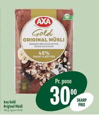 Axa Gold Original Müsli