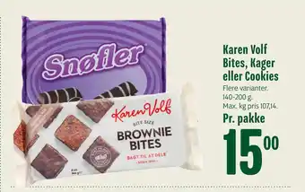 Min Købmand Karen Volf Bites, Kager eller Cookies tilbud