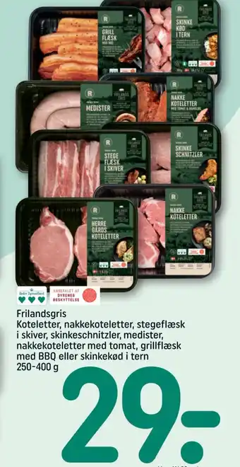 REMA 1000 Frilandsgris Koteletter, nakkekoteletter tilbud
