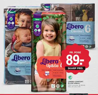 MENY LIBERO COMFORT ELLER UP&GO tilbud