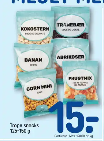 REMA 1000 Trope snacks 125-150 g tilbud