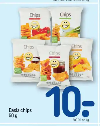 REMA 1000 Easis chips 50 g tilbud