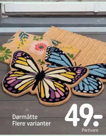 Dørmåtte Flere varianter