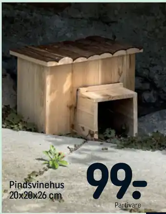Pindsvinehus 20x20x26 cm