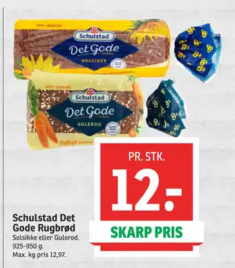SPAR Schulstad Det Gode Rugbrød tilbud