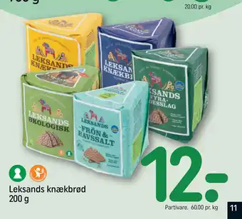 REMA 1000 Leksands knækbrød 200 g tilbud