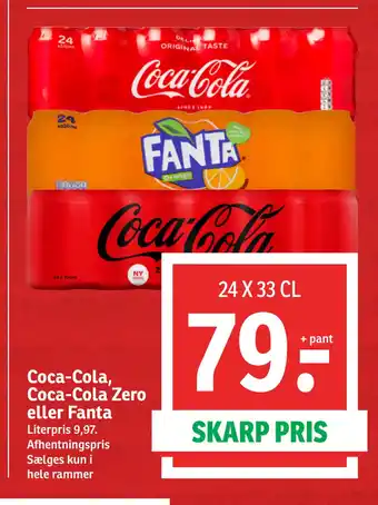 SPAR Coca-Cola, Coca-Cola Zero eller Fanta tilbud