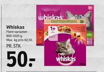 SPAR Whiskas tilbud