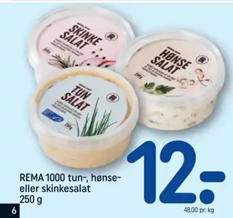 REMA 1000 REMA 1000 tun-, hønse- eller skinkesalat tilbud