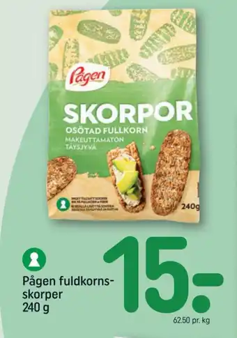 REMA 1000 Pågen fuldkorns- skorper tilbud
