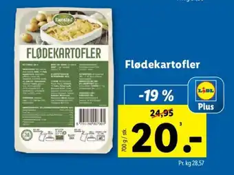 Lidl Flødekartofler tilbud