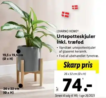 Lidl Urtepotteskjuler inkl. træfod tilbud