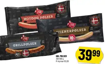 Løvbjerg GØL PØLSER tilbud
