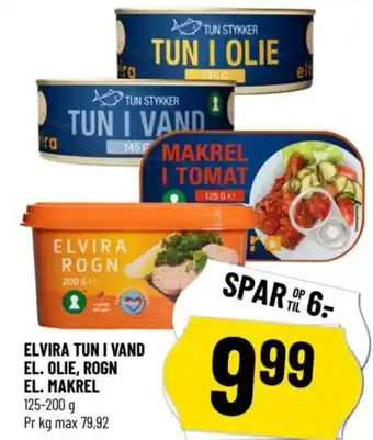 Løvbjerg ELVIRA TUN I VAND EL. OLIE, ROGN EL. MAKREL tilbud