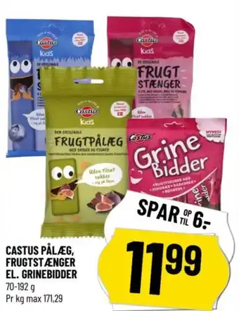 Løvbjerg CASTUS PÅLÆG, FRUGTSTÆNGER EL. GRINEBIDDER tilbud