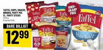 Løvbjerg TAFFEL CHIPS, SNACKS, NØDDER, PARTY MIX EL. PARTY STICKS tilbud