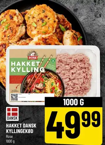 HAKKET DANSK KYLLINGEKØD
