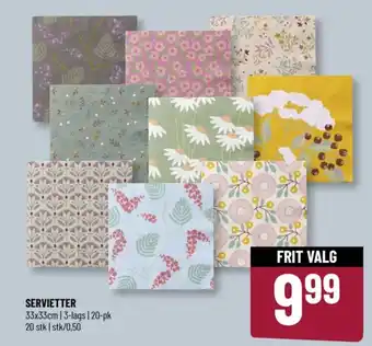 Løvbjerg SERVIETTER tilbud