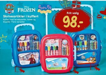 Bilka Skriveartikler i kuffert tilbud