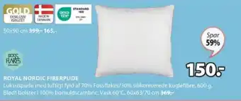 JYSK ROYAL NORDIC FIBERPUDE tilbud