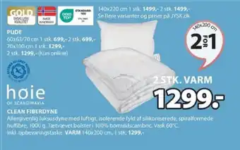 JYSK CLEAN FIBERDYNE tilbud