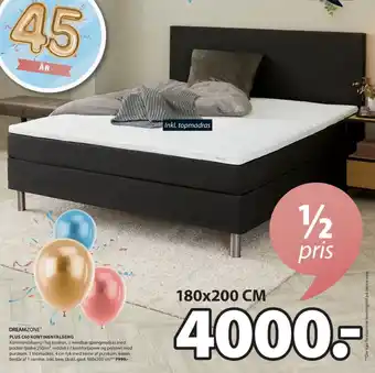 JYSK PLUS C60 KONTINENTALSENG tilbud