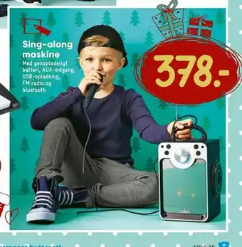 Bilka Sing-along maskine tilbud