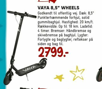 Bilka Vaya 8,5" wheels tilbud