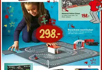 Racerbane med klodser