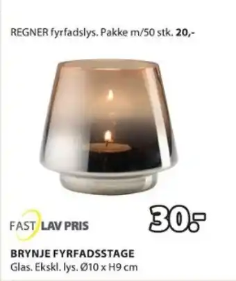 JYSK BRYNJE FYRFADSSTAGE tilbud