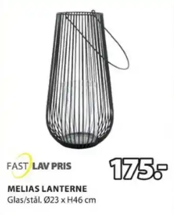 JYSK MELIAS LANTERNE tilbud
