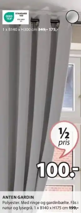 JYSK ANTEN GARDIN tilbud