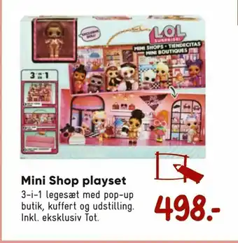 Bilka Mini Shop playset tilbud