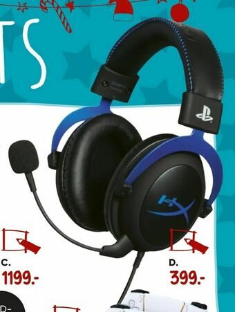 Bilka PS4 HyperX Cloud gaming headset tilbud