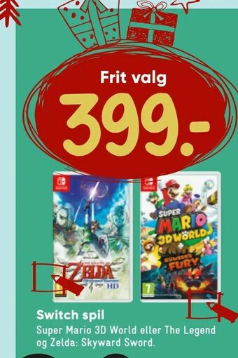 Bilka Switch spil tilbud