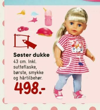 Bilka Søster dukke tilbud