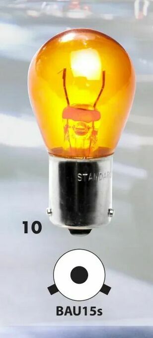Biltema Pærer, 12 V, orange, 2 stk tilbud