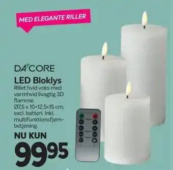 Din Isenkræmmer DA CORE LED Bloklys tilbud