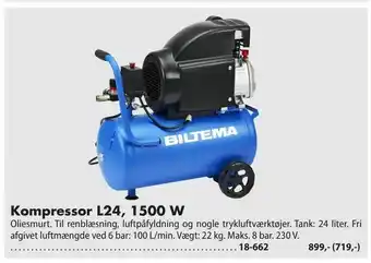 Kompressor l24, 1500 w