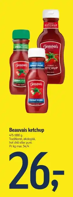 Føtex Beauvais ketchup tilbud