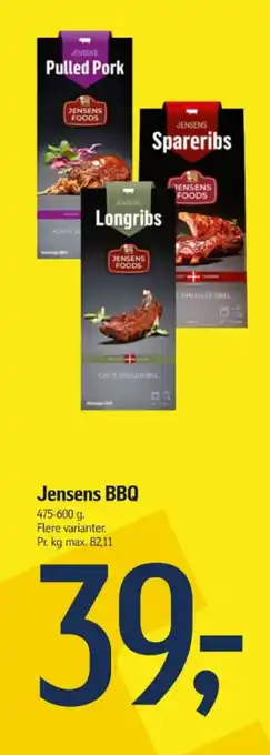 Føtex Jensens BBQ tilbud