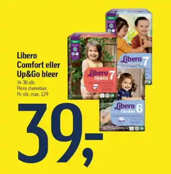 Føtex Libero Comfort eller Up&Go bleer tilbud