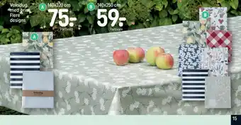 REMA 1000 Voksdug med print Flere designs tilbud