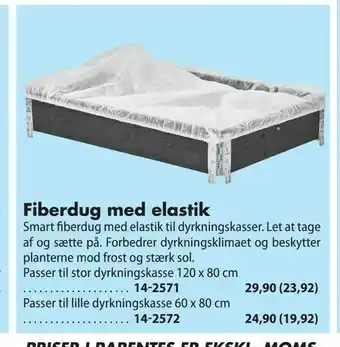 Biltema Fiberdug med elastik tilbud
