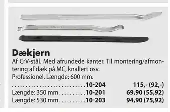 Dækjern
