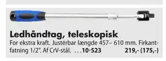 Ledhåndtag, teleskopisk