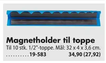 Magnetholder til toppe