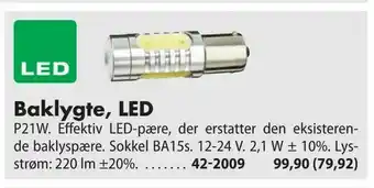 Biltema Baklygte, LED tilbud